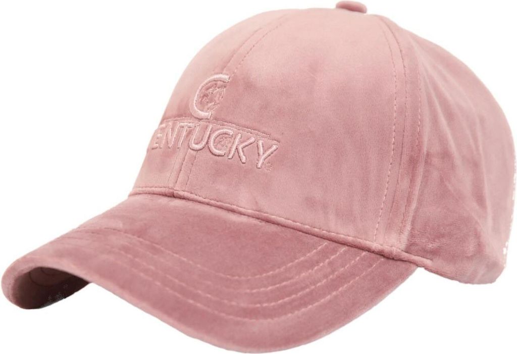 Kentucky Horsewear Baseball Cap Velvet Kappe Old Rose One Size
