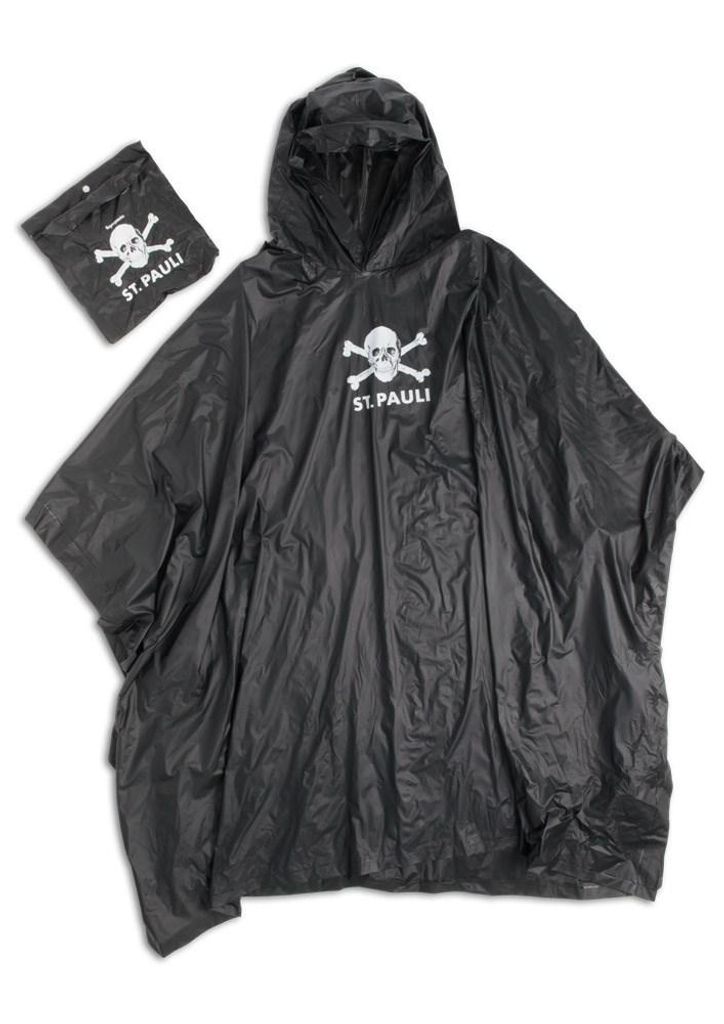 St. Pauli - Totenkopf, Regenponcho Produktbild 