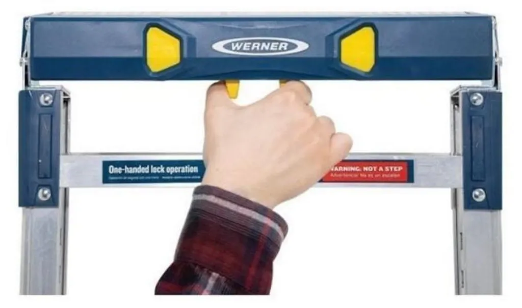 Werner 79023 Plateforme de travail Pro réglable Work & Access Argent - 14