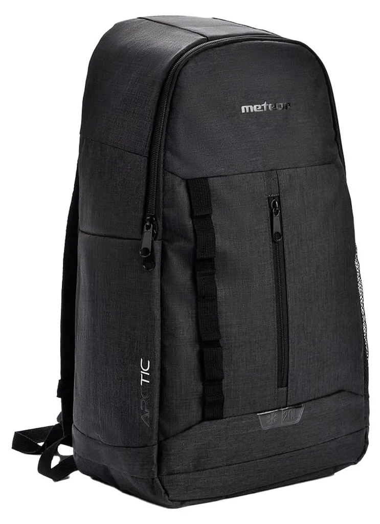 Grand sac isotherme de 20L Meteor Arctic noir idéal pour le pique-nique