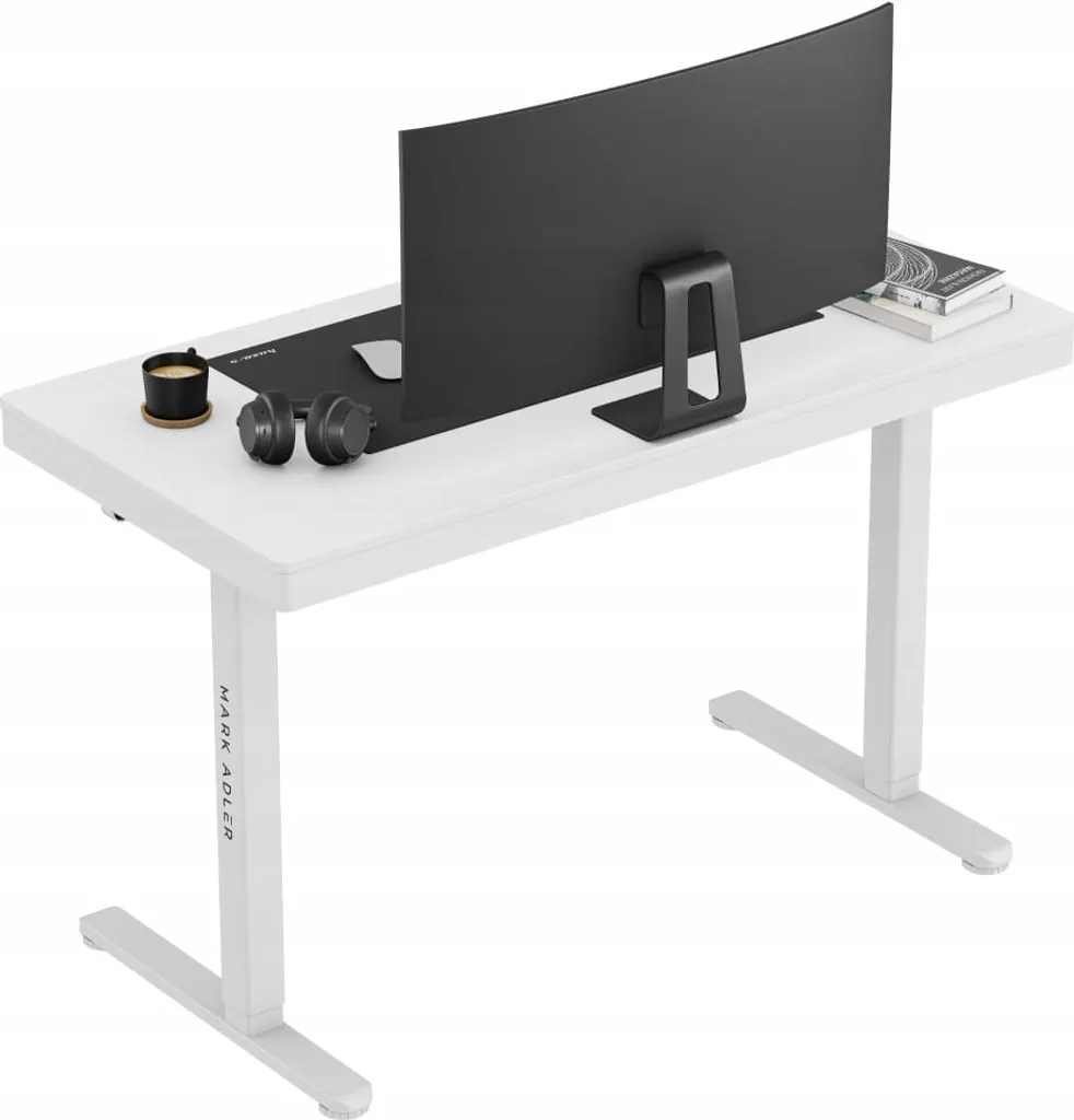 Table de jeu électrique ergonomique blanche - Idéale Setup Gaming - 12