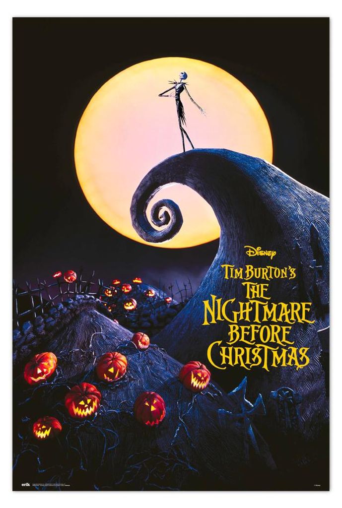 Poster disneynightmare before christmas movie