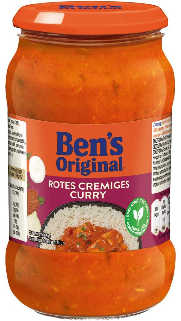 Bens Original Sauce rotes cremiges Curry mit feiner Zdjęcie produktu 