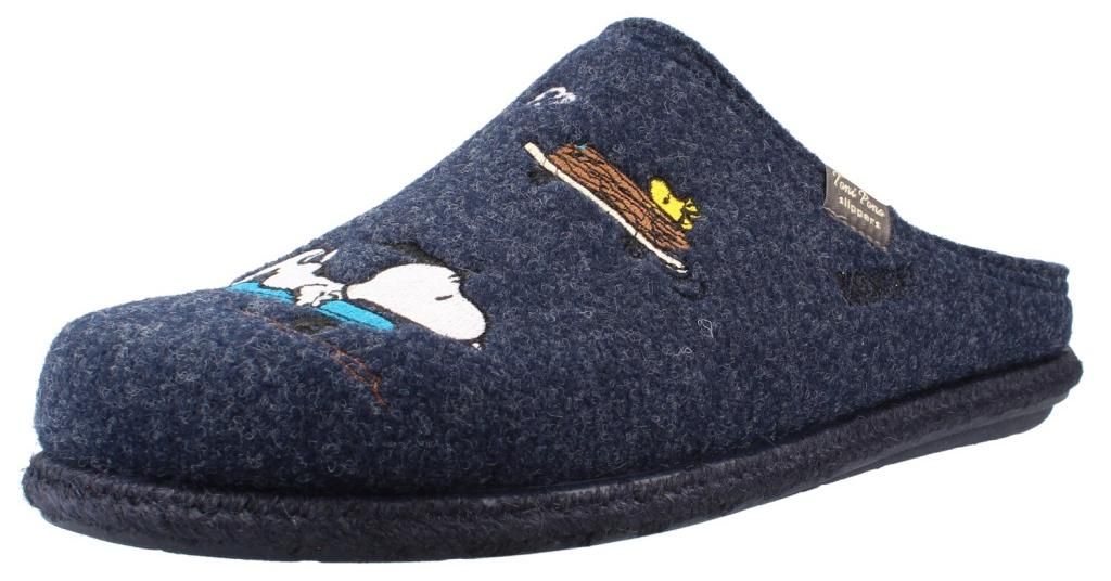 Pantofole Del Marchio Toni Pons Del Modello Charlie Blu Immagine del prodotto 