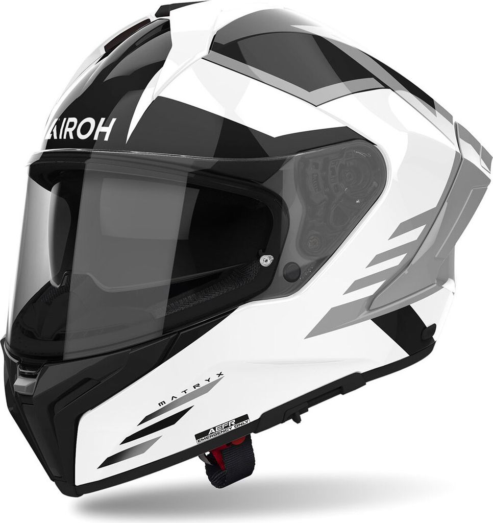 Airoh Matryx Thron Helm, weiß/grau, XL (61/62)