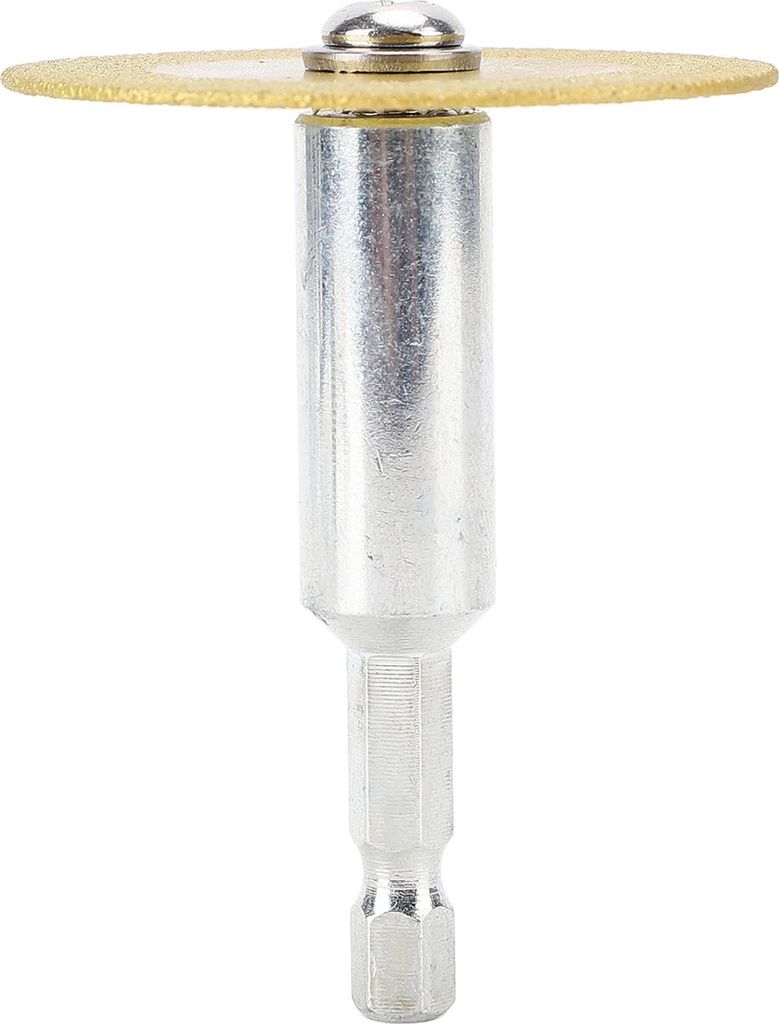Diamant -Schneidbl?tterrad mit 1/4 Zoll Sechskant Shank Kohlenstoffstahl -Drehwerkzeugscheibe fr PVC -Rohrschneider 6 cm Pole