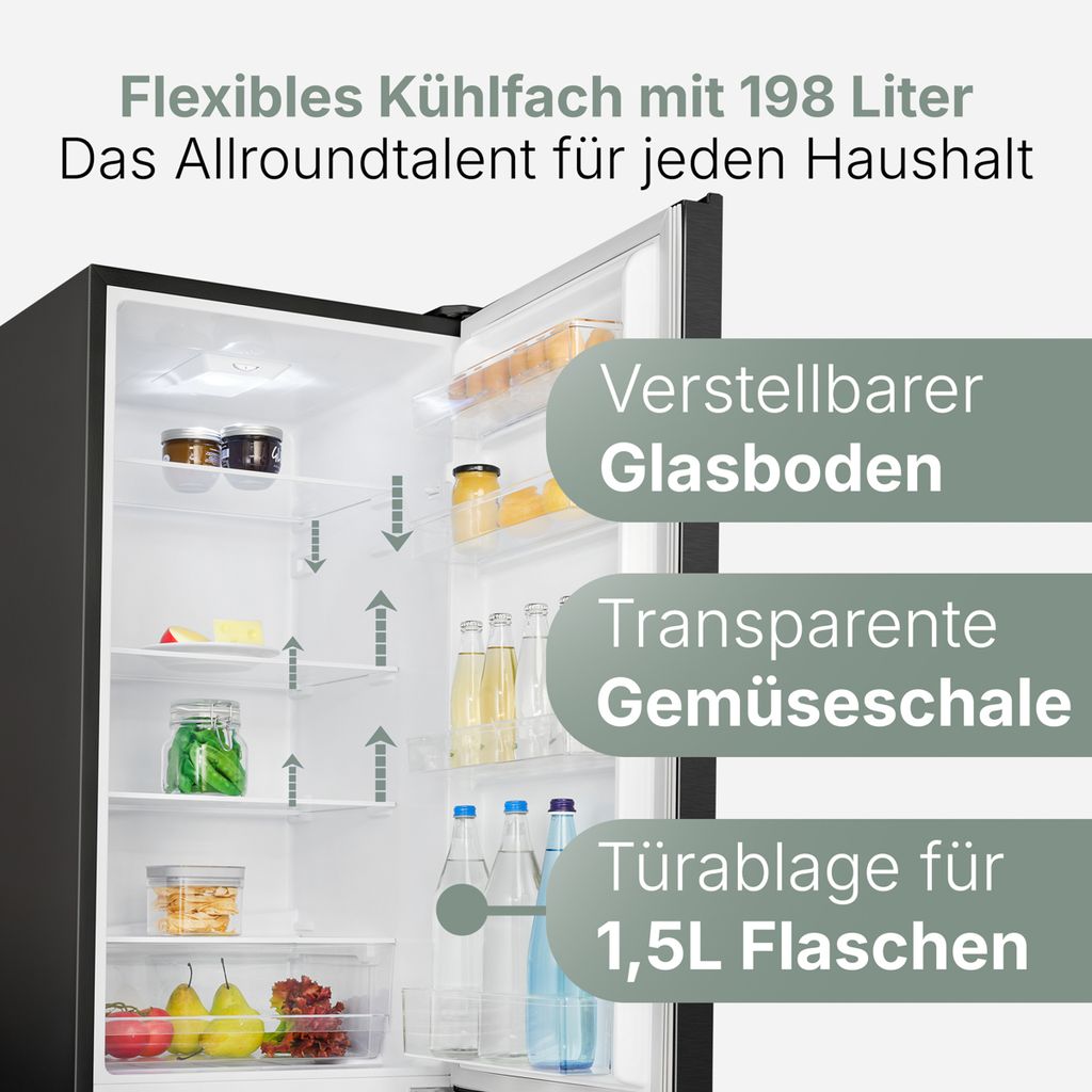 Bomann Kühlschrank mit Gefrierfach |  | 180cm | Kühl Produktbild 