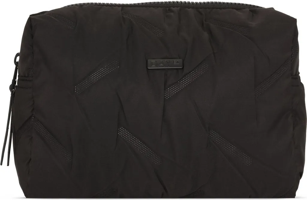 Borsa Toilette DAY ET Duvét Punch Black - Leggera e Resistente 23cm