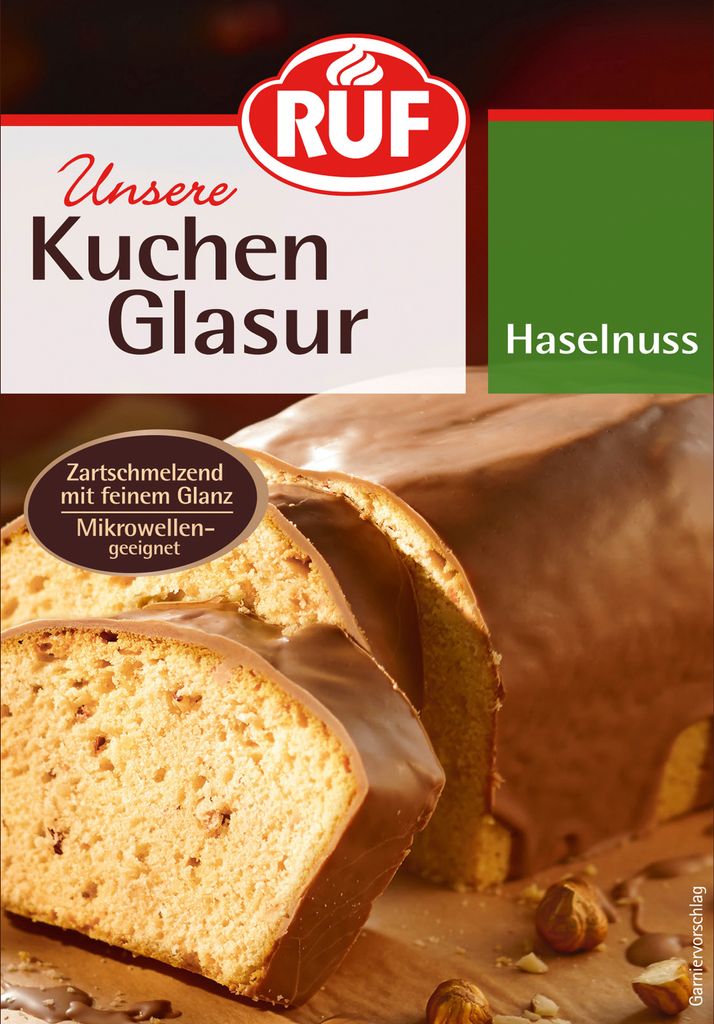 RUF Kuchenglasur Haselnuss Produktbild 