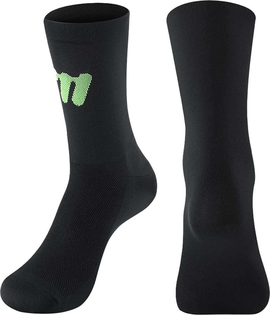 1 Paar reflektierende Fahrradsocken, atmungsaktiv, feuchtigkeitsableitend, für Herren und Damen, zum Wandern, Klettern, Nachtreiten, Laufen, leuch...