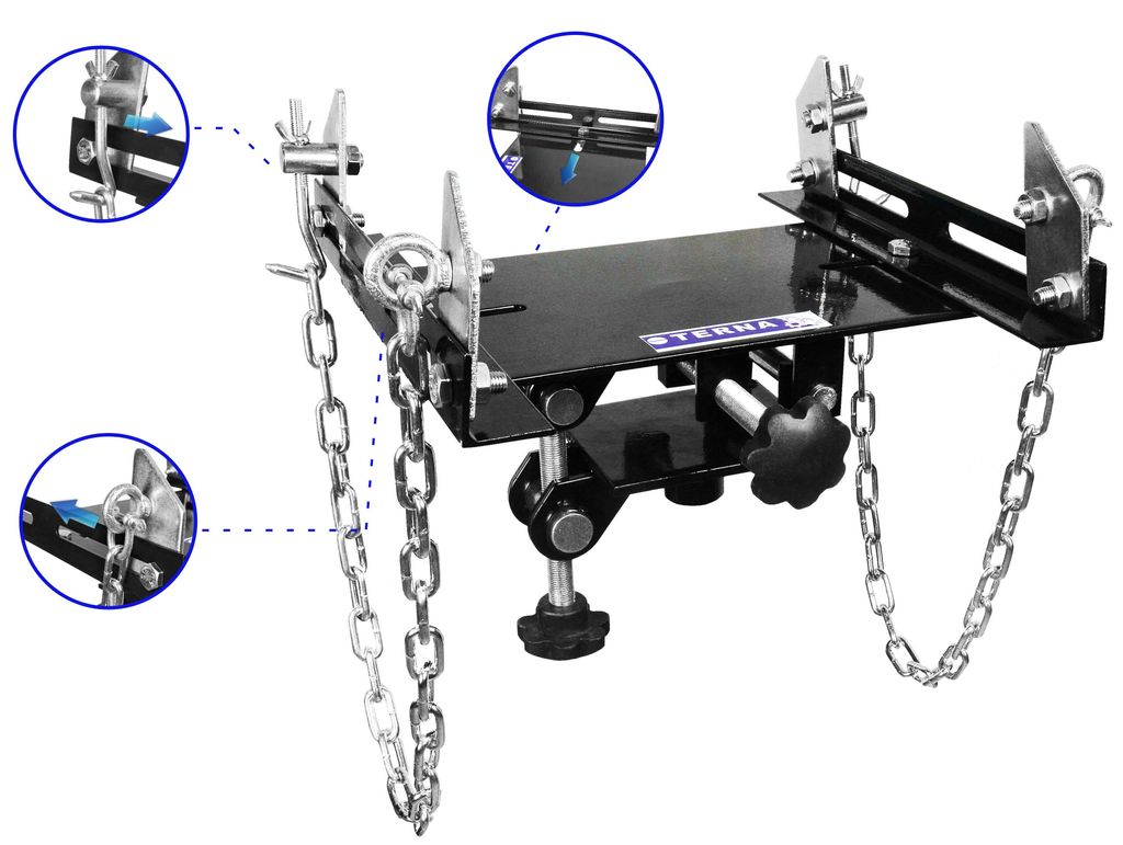 Adapter für Getriebeheber Motorheber zwei Funktionen zwei Kette 500 kg