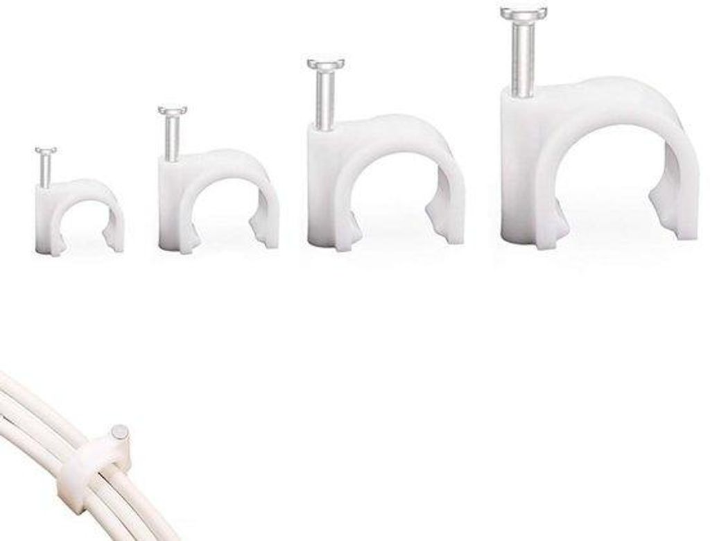 400 Stahl-Abfederhalter mit Kabelspikes in 4 Größen: 4 mm, 6 mm, 8 mm und 10 mm