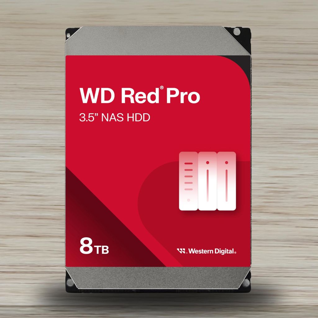 Western Digital Red Pro , 8 TB, 7200 RPM, 256 MB, 3.5", Produktbild 