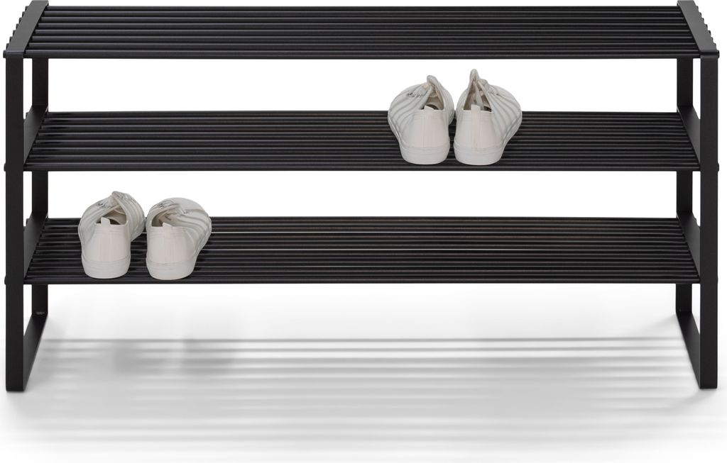 REX SR 2 - 100 cm Schuhregal - Schwarz Produktbild 