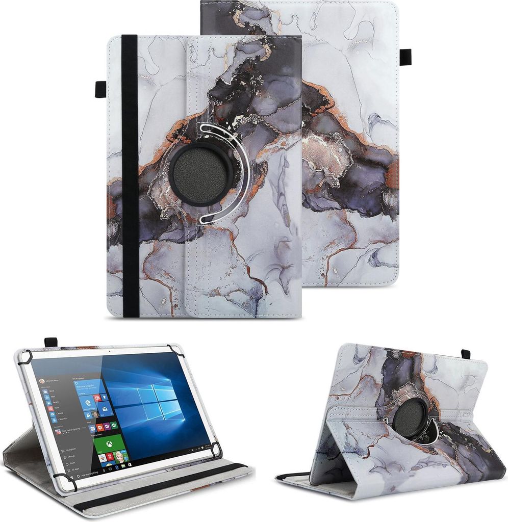 Tablet Hülle für Nokia T21 T20 Schutzhülle Tasche Cover 360° Drehbar Schutz CaseFarben:Motiv 21