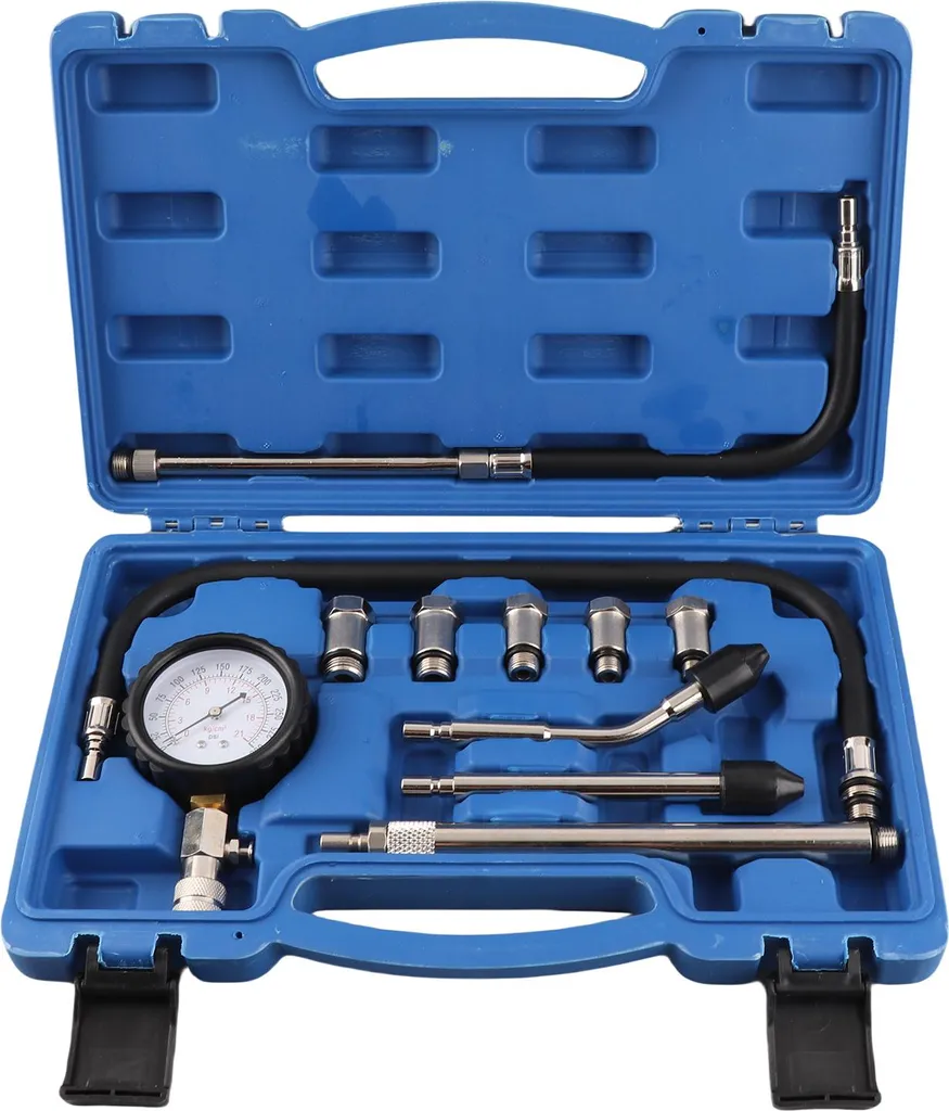 Testeur de compression moteur automobile professionnel 0-300 PSI complet
