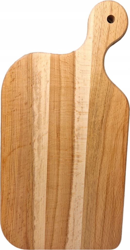 Schneidebrett Buche mit Griff 40x20 cm zum Schneiden Produktbild 