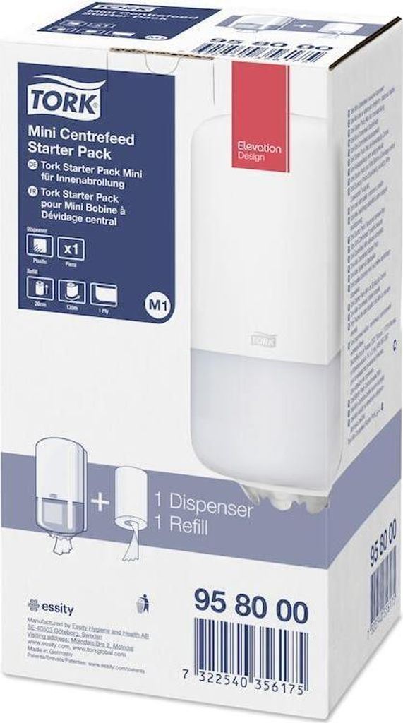 Tork 958000 Papierhandtuchspender Rollenpapier-Handtuchspender Weiß