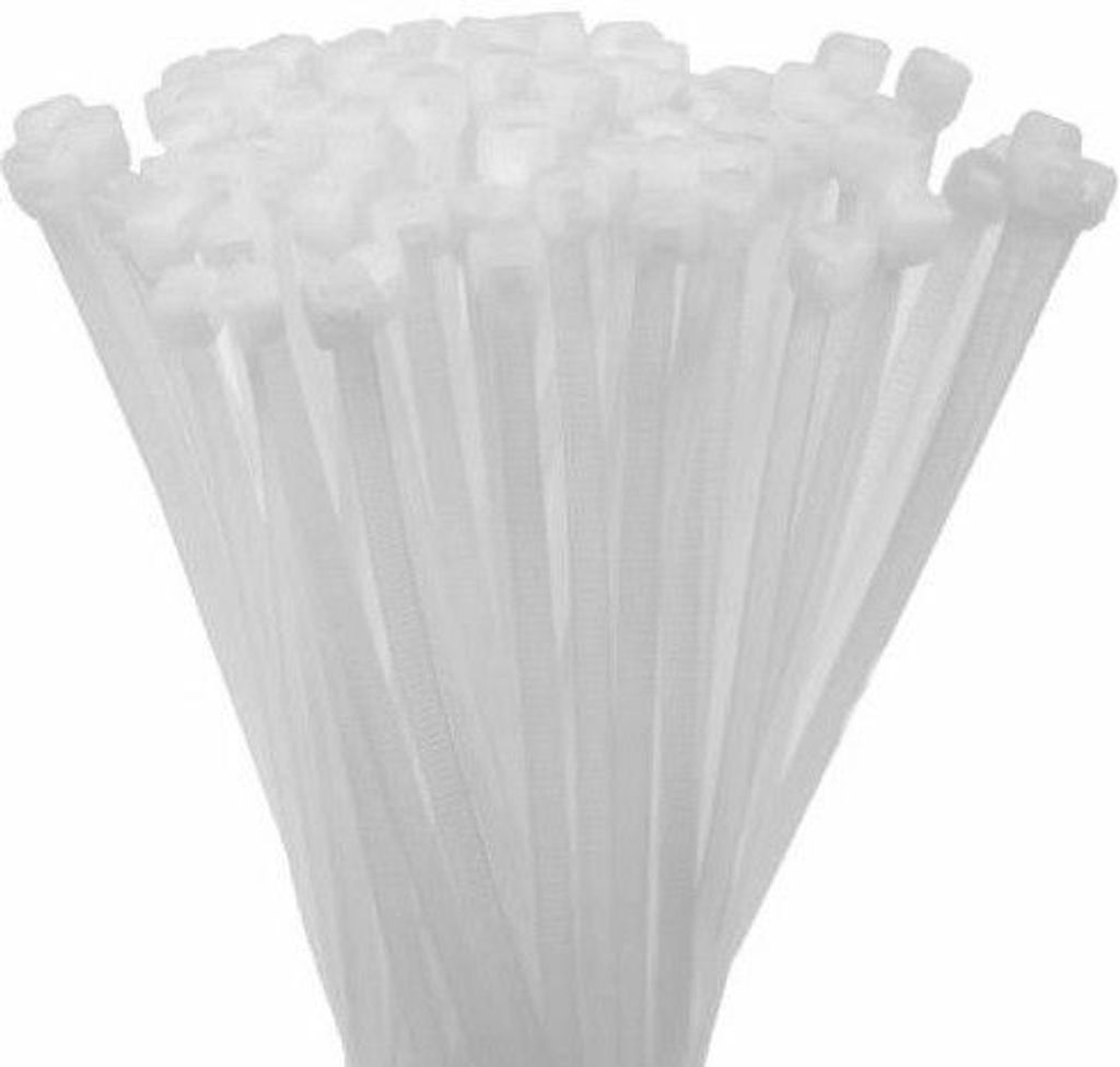 Kabelbinder 280mm x 4,8mm, transparent Produktbild 