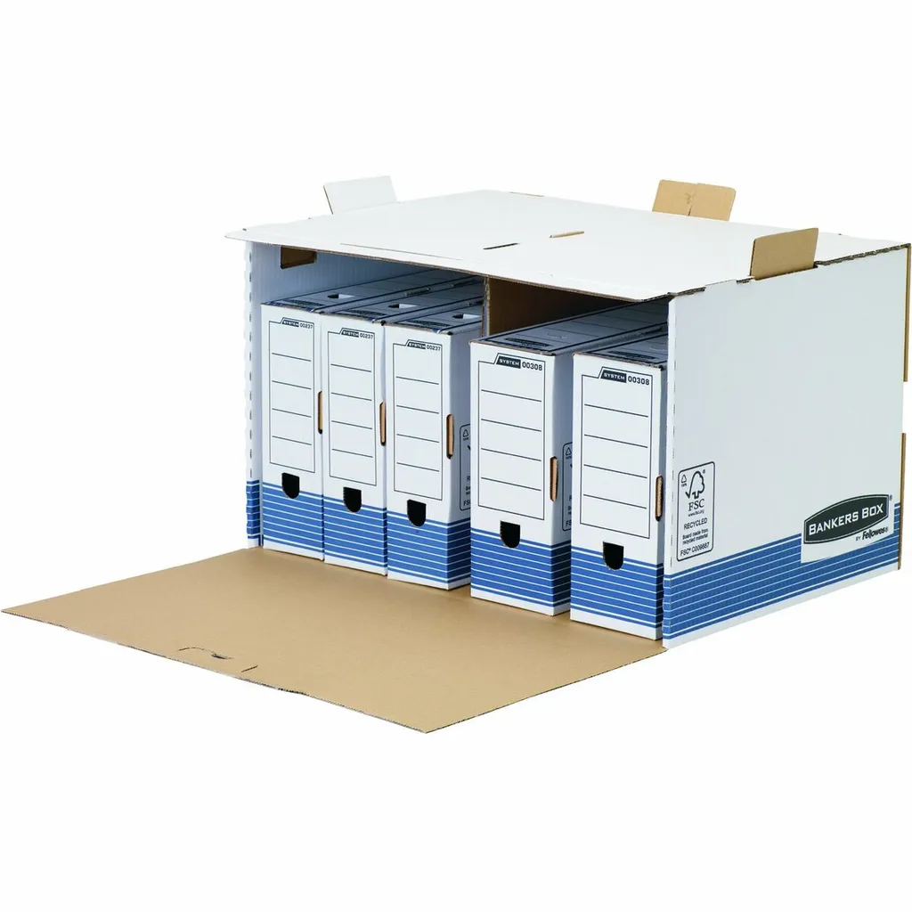 Rangement documents bureau : Conteneur Fellowes R-Kive PRIMA blanc et bleu