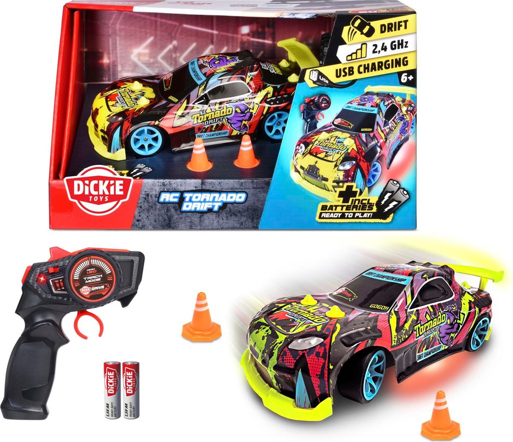 Dickie RC Tornado Drift, RTR 2,4 GHz 201104007 Produktbild 