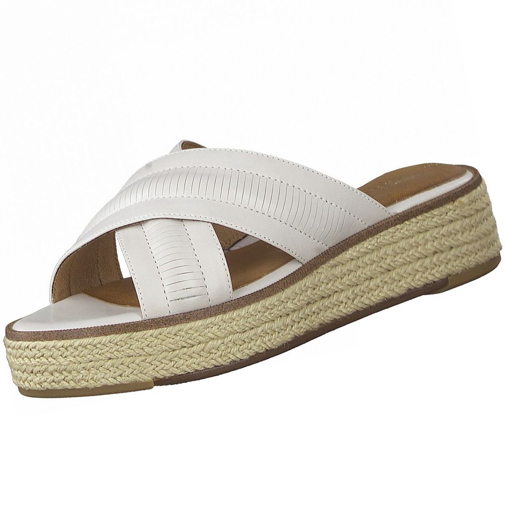 TAMARIS Damen Wedge/Plat Mule Art: 1-1-27222-28 in offwhite (weiß) - Größe:37