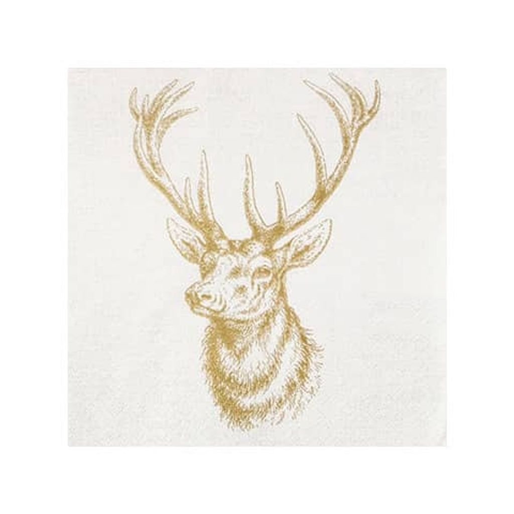 Servietten 25x25 cm - Classic Deer