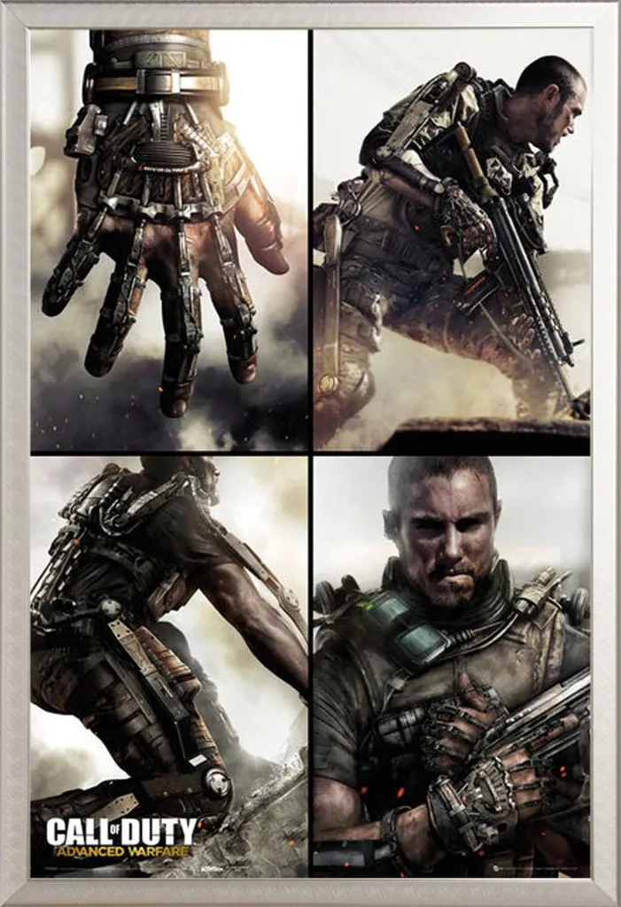 Kit Poster COD Advanced Warfare Grid + Cornice Shinsuke Alluminio 61x91
