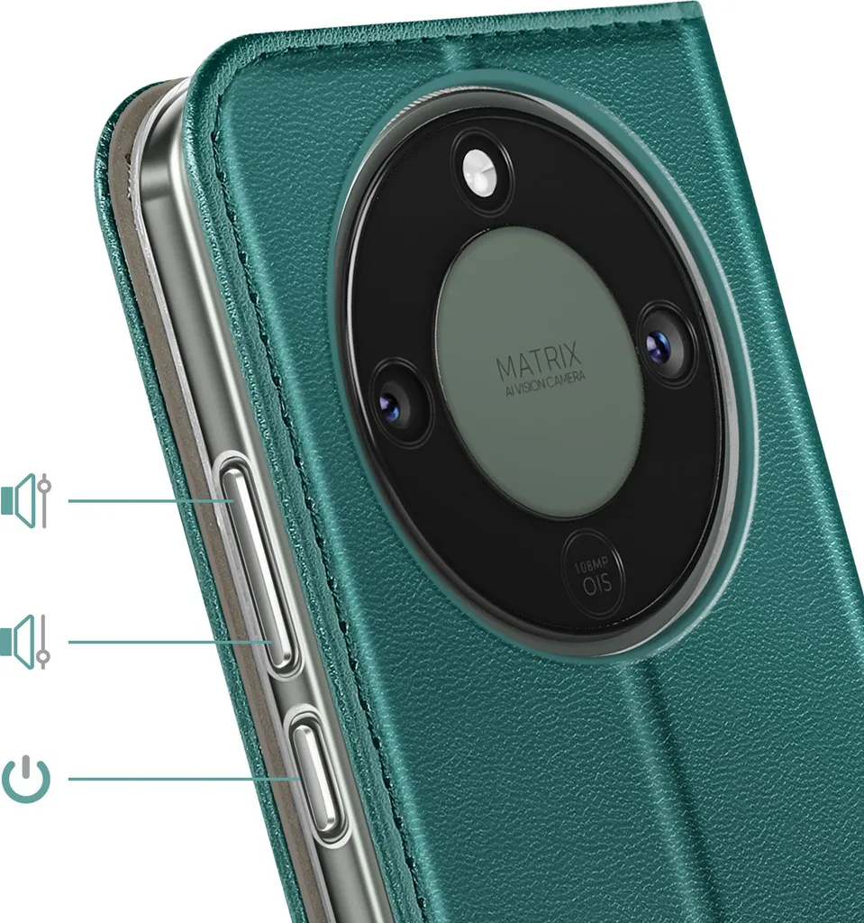 Avizar, custodia Folio per Honor Magic 8 Lite con schede e supporto, verde - 4