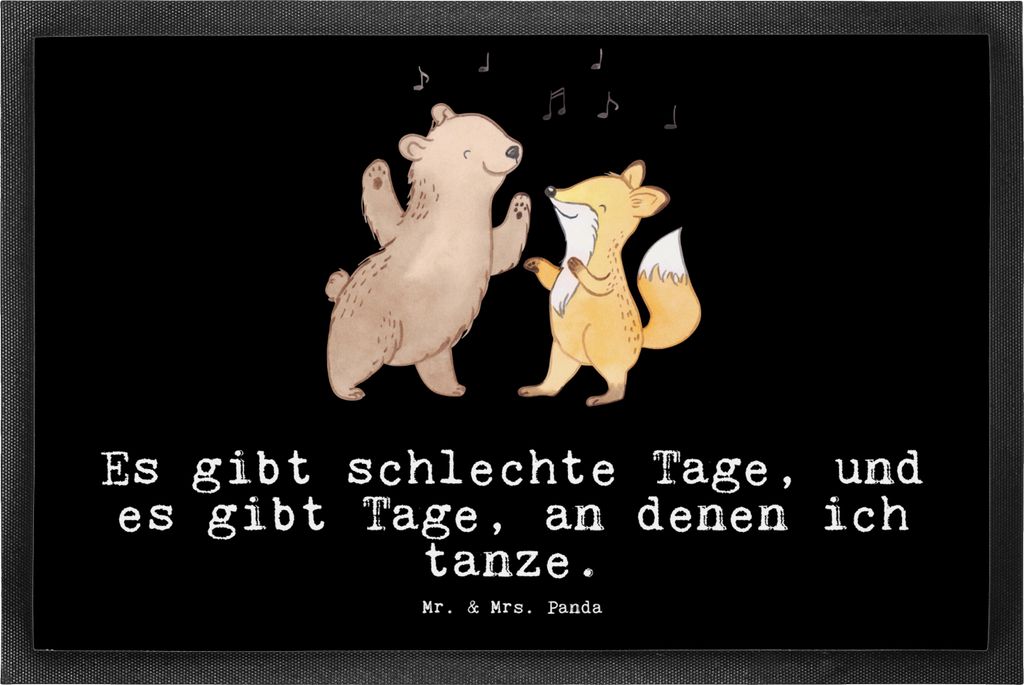 Mr. & Mrs. Panda Schmutzmatte Hase Tanzen 50 x 75 cm - Produktbild 