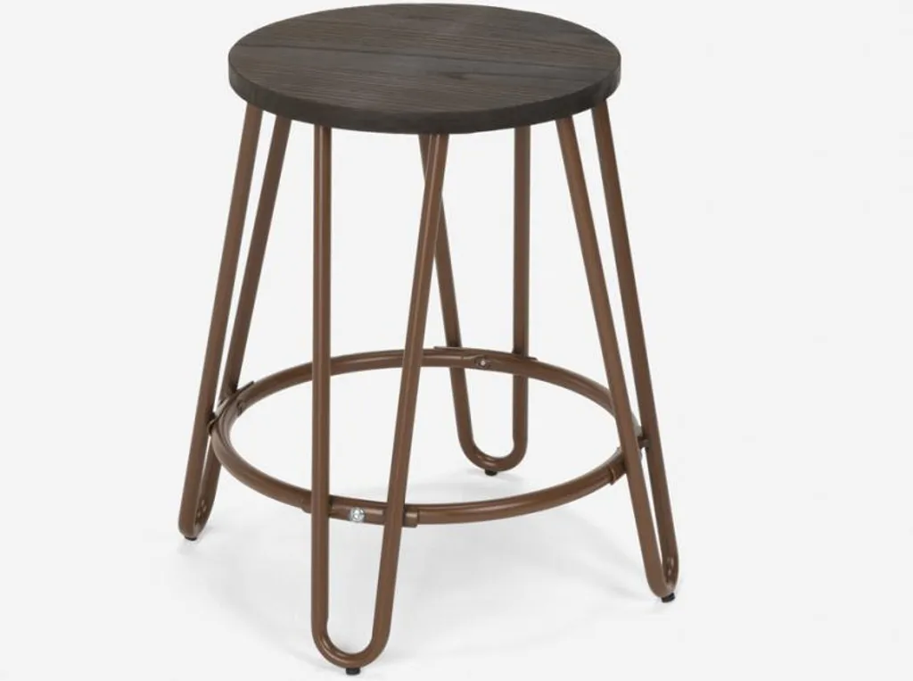 Tabouret de Cuisine Style Industriel pour Table Haute et Comptoir Bar