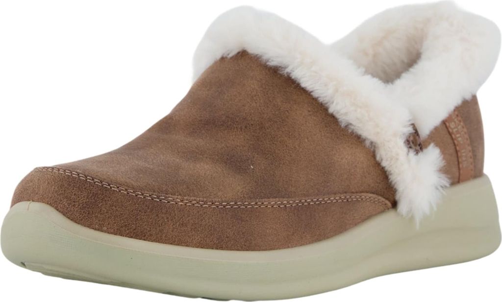 Skechers Slip-Ins: Cozy Escape Pantoffels Dicht - Cognac - Maat 38