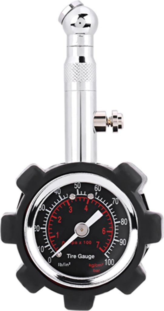 Reifendruckmesser, rutschfeste 0 - 100psi Meter Tester Professional für Autos