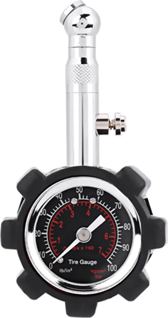 Manometro per pneumatici, misuratore antiscivolo 0 - 100psi Tester professionale per automobili