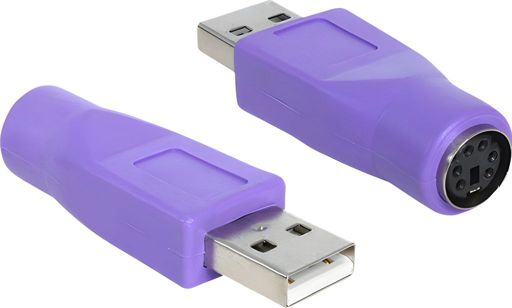 DELOCK USB Adapter USB A -> PS/2 St/Bu