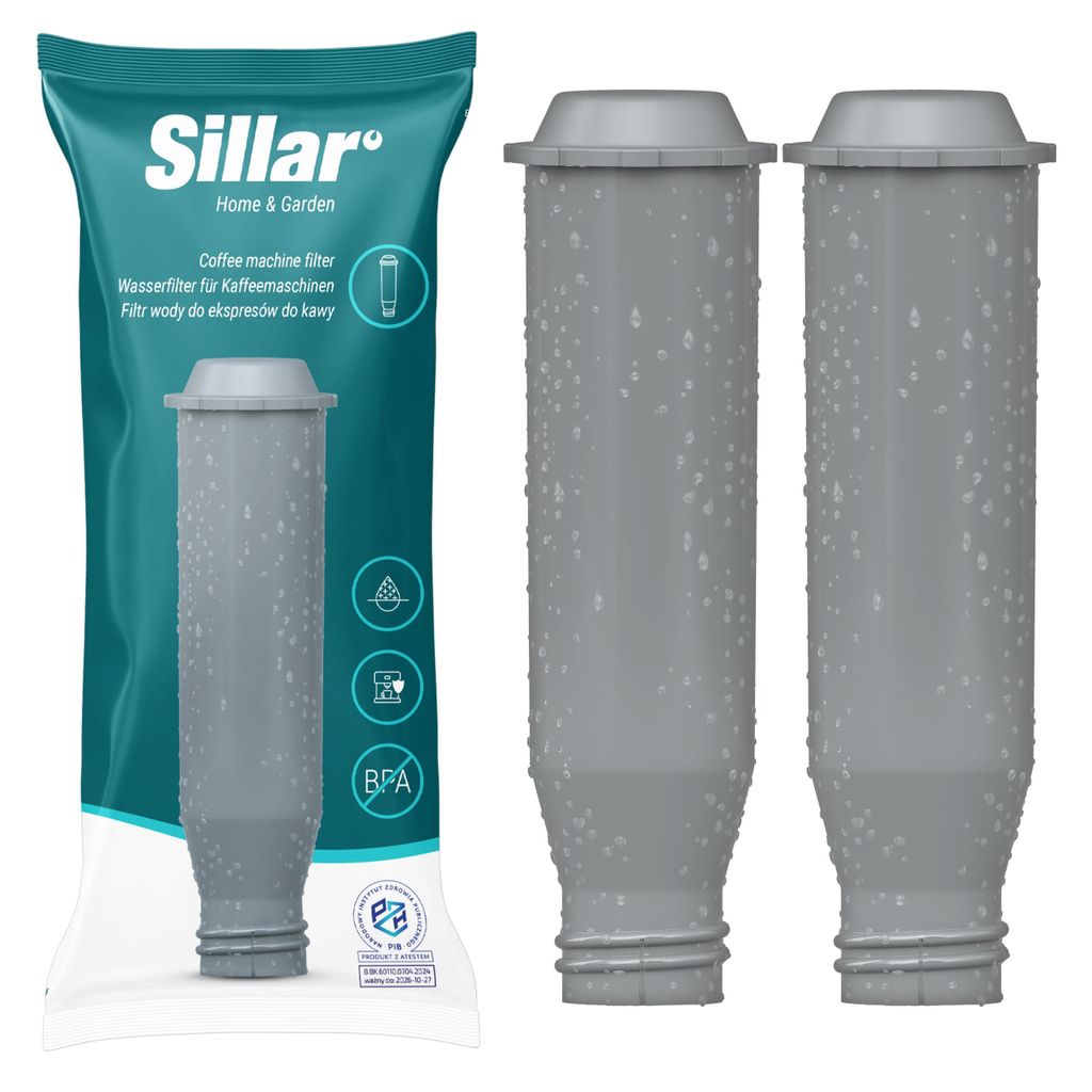 Sillar – zestaw 2 filtrów do wody do ekspresów Krups, Zdjęcie produktu 