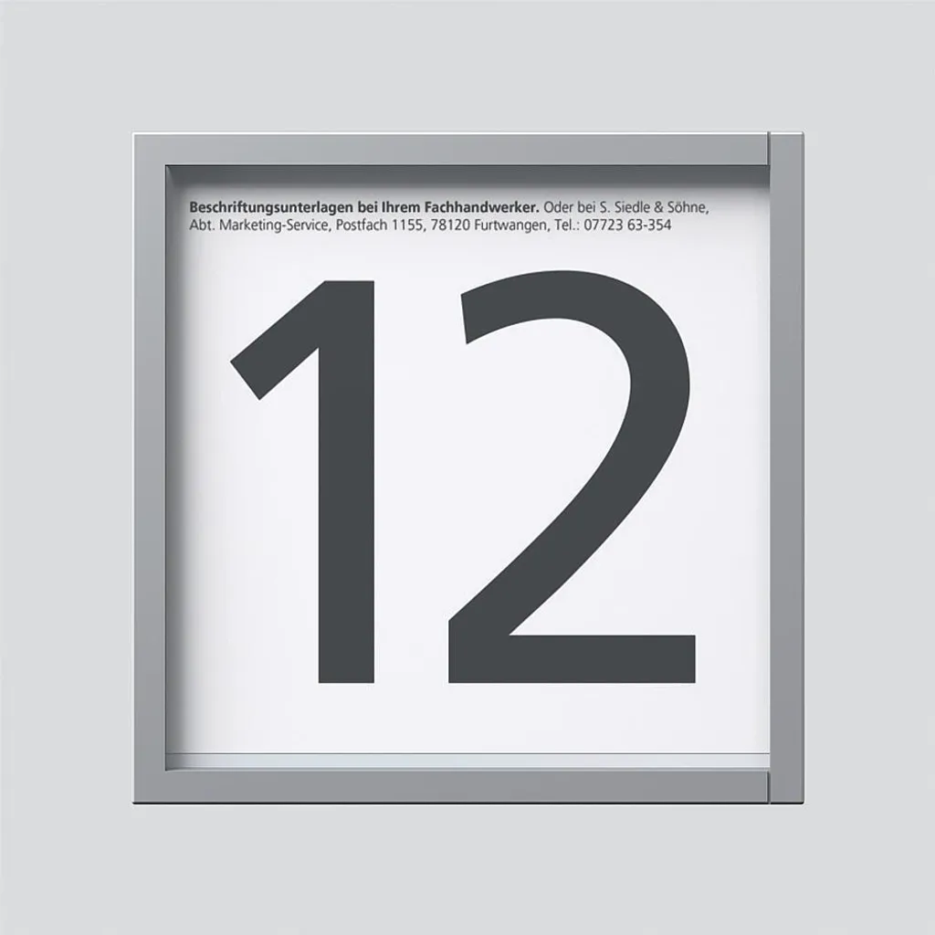 Rénovation Interphone : Module Info Siedle IM612-0SM Argent 99x99x26mm
