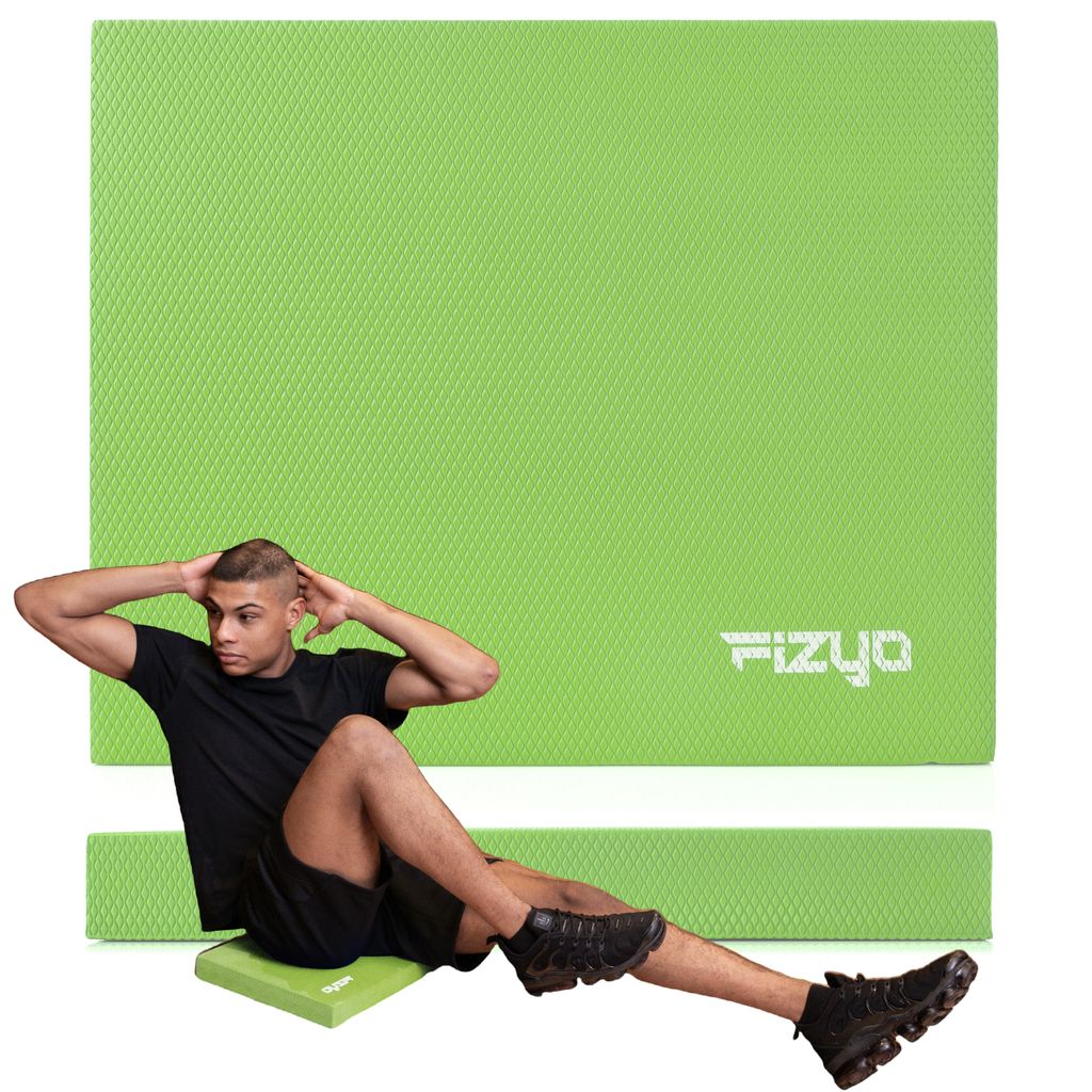 FIZYO Balance Pad, Rutschfeste Balance Matte, Schaumstoff für Yoga, Fitness, Pilates, Gleichgewichtsübungen, Koordinationskissen (Grün)