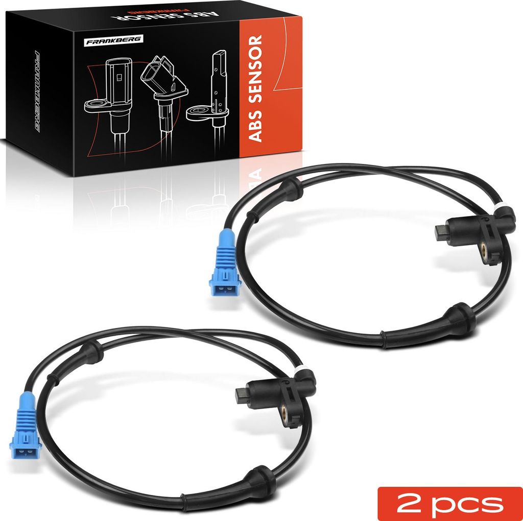 Frankberg 2x ABS Sensor Vorne für Peugeot 206 CC Schrägheck SW 1.6L 2.0L 1.1L 1.4L 1.9L 1998-2002