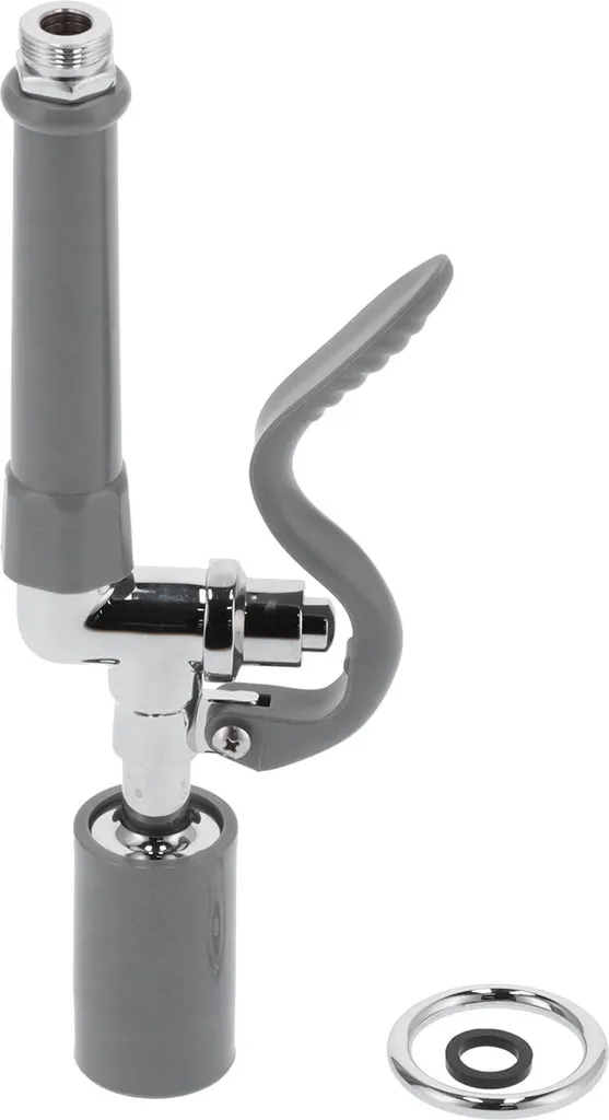 Pulvérisateur de robinet haute pression gris avec jet puissant 25cm