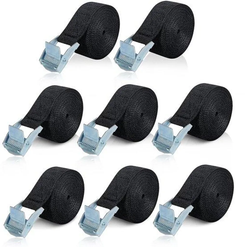Sangle de fixation pour porte-vélo et galerie voiture 2m réglable noir