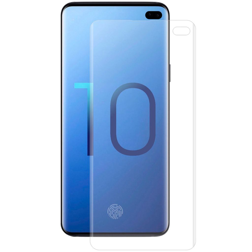 Samsung Galaxy S10+ Full Cover PET Schutzfolie Ultra Klar Anti-Kratzer Anti-Öl Anti-Bläschen Anti-Fingerabdrücke Displayschutz-Folie