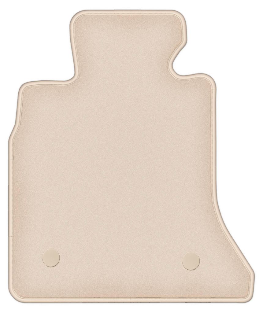DURBAN Beige Velours-Fahrerfußmatte für BMW 5 F10 Produktbild 