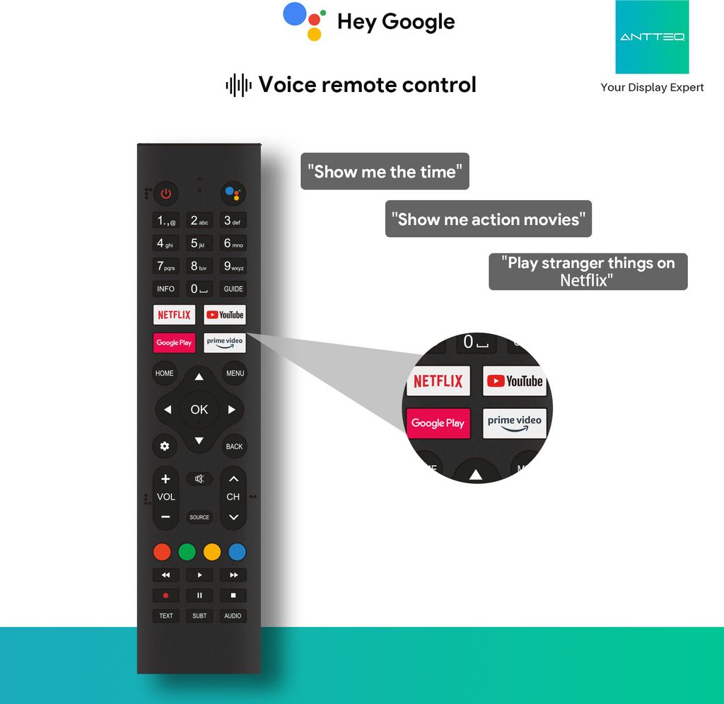 Antteq AG24F1DCU Android Fernseher 24 Zoll (61cm) Smart TV Produktbild 3