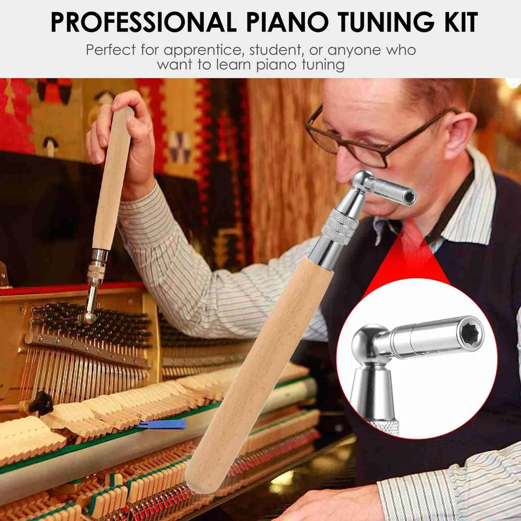 Pack complet accordage piano pour entretien régulier avec clé et étui
