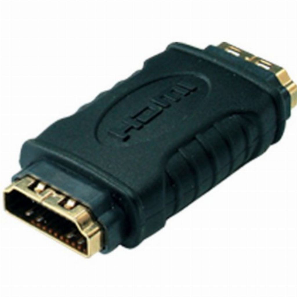 S/CONN HDMI-HDMI, f-f, HDMI, HDMI, Schwarz, Gold Produktbild 