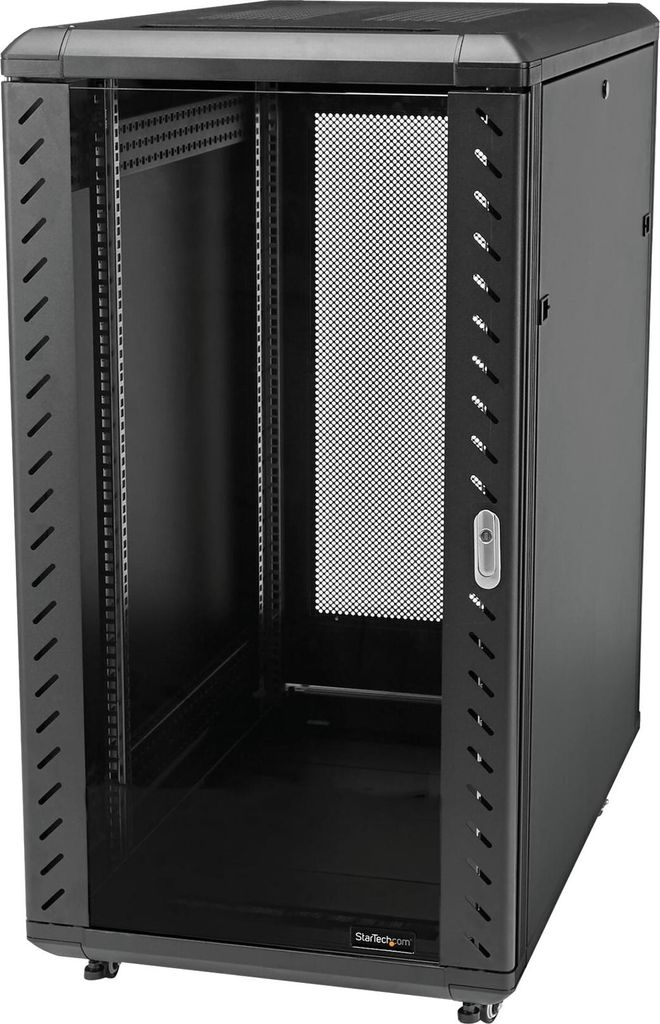 StarTech.com RK1836BKF, Voľne stojací rack, 18U, 800 kg, Obrázok produktu 