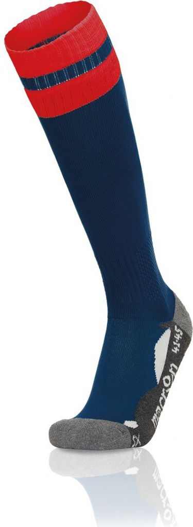 Macron Azlon Stutzenstrumpf - Marine / Rot | Größe: 39/42