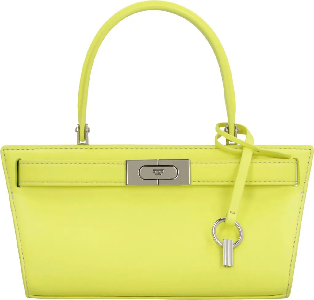 Petit Sac à Main Trapèze en Cuir de Veau pour Femme Style Rétro Chic