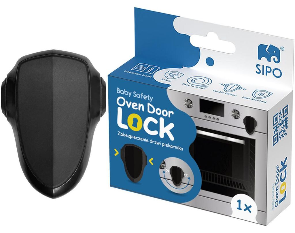 Sipo Veiligheidsslot voor ovenklep, hittebestendig, 1 stuk, Productafbeelding 